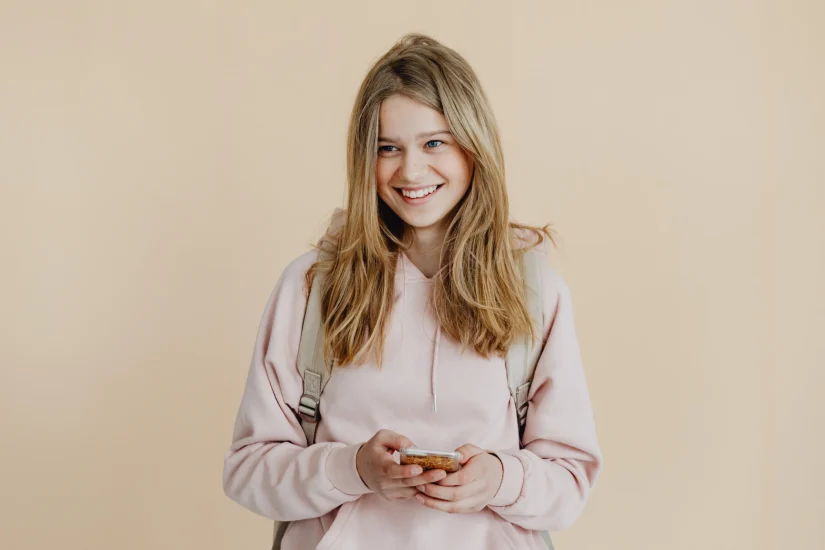 teen Smiling teenager - reflexology for teenagers